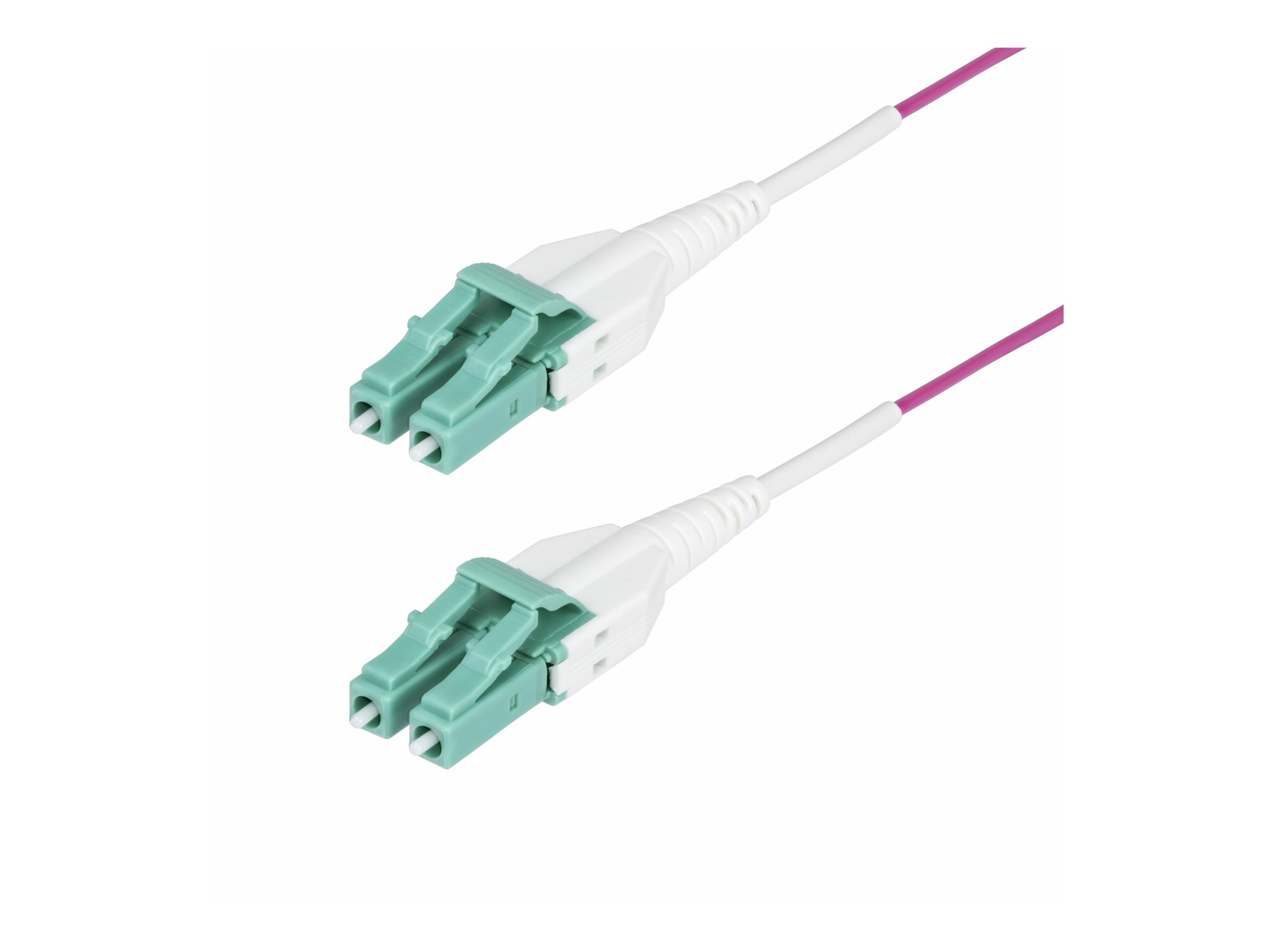 StarTech.com 15m (49.2ft) LC/LC (UPC) OM4 Multimode Fiber Optic Cable - Patch-Kabel - LC/UPC Duplex Multi-Mode (M)