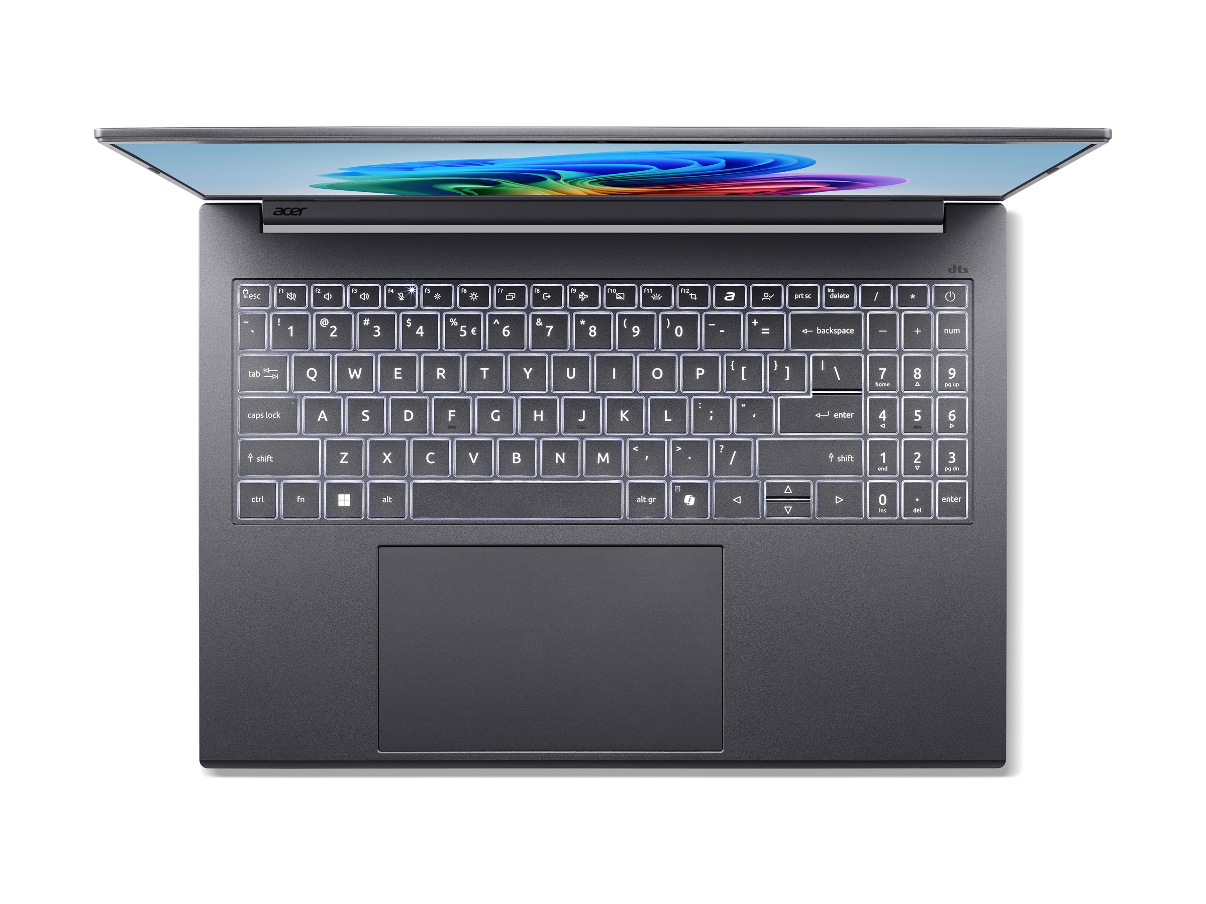 Acer Aspire 16 AI A16-52M - 180°-Scharnierdesign - Intel Core Ultra 7 258V / 2.2 GHz - Win 11 Home - Intel Arc Graphics 140V - 32 GB RAM - 1.024 TB SSD NVMe - 40.6 cm (16")