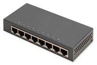 DIGITUS Switch Desktop Unmanaged Metallgehäuse - Switch - 1 Gbps