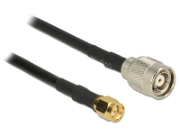 Delock Antennenkabel - RP-TNC (M) bis SMA (M)
