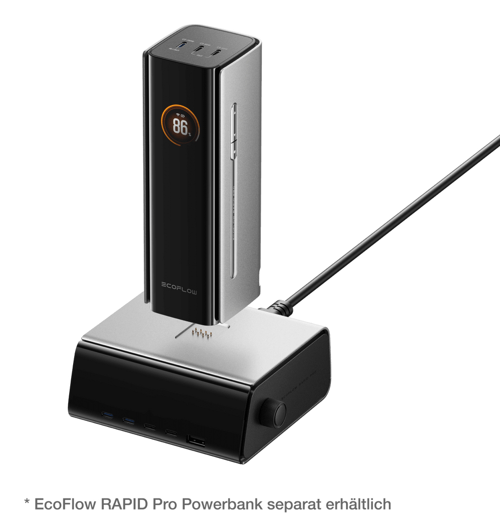 Ecoflow RAPID Pro Desktop Charger 320W, Ansicht 3