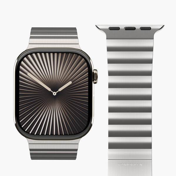 Vonmählen Edelstahl Gliederarmband Pro für Apple Watch 44/45/46, Ansicht 3