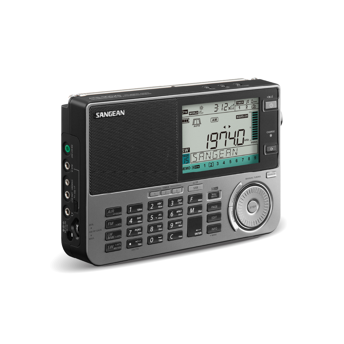 Sangean Electronics ATS-909 X2 graphite, Ansicht 3