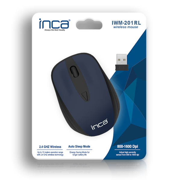 Cian Technology GmbH Inca IWM-200R - Beidhändig - Optisch - RF Wireless - 1600 DPI, Ansicht 4