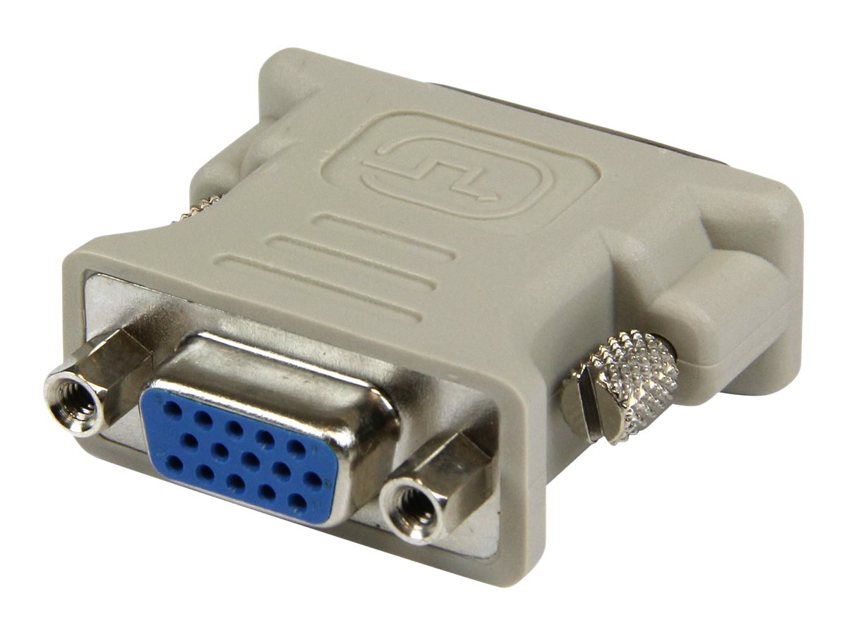 StarTech.com StarTech VGA auf DVI Monitor Adapter - St/Bu - Grau - VGA HD15 zu DVI-I Kupplung - VGA-Adapter - DVI-I (M)