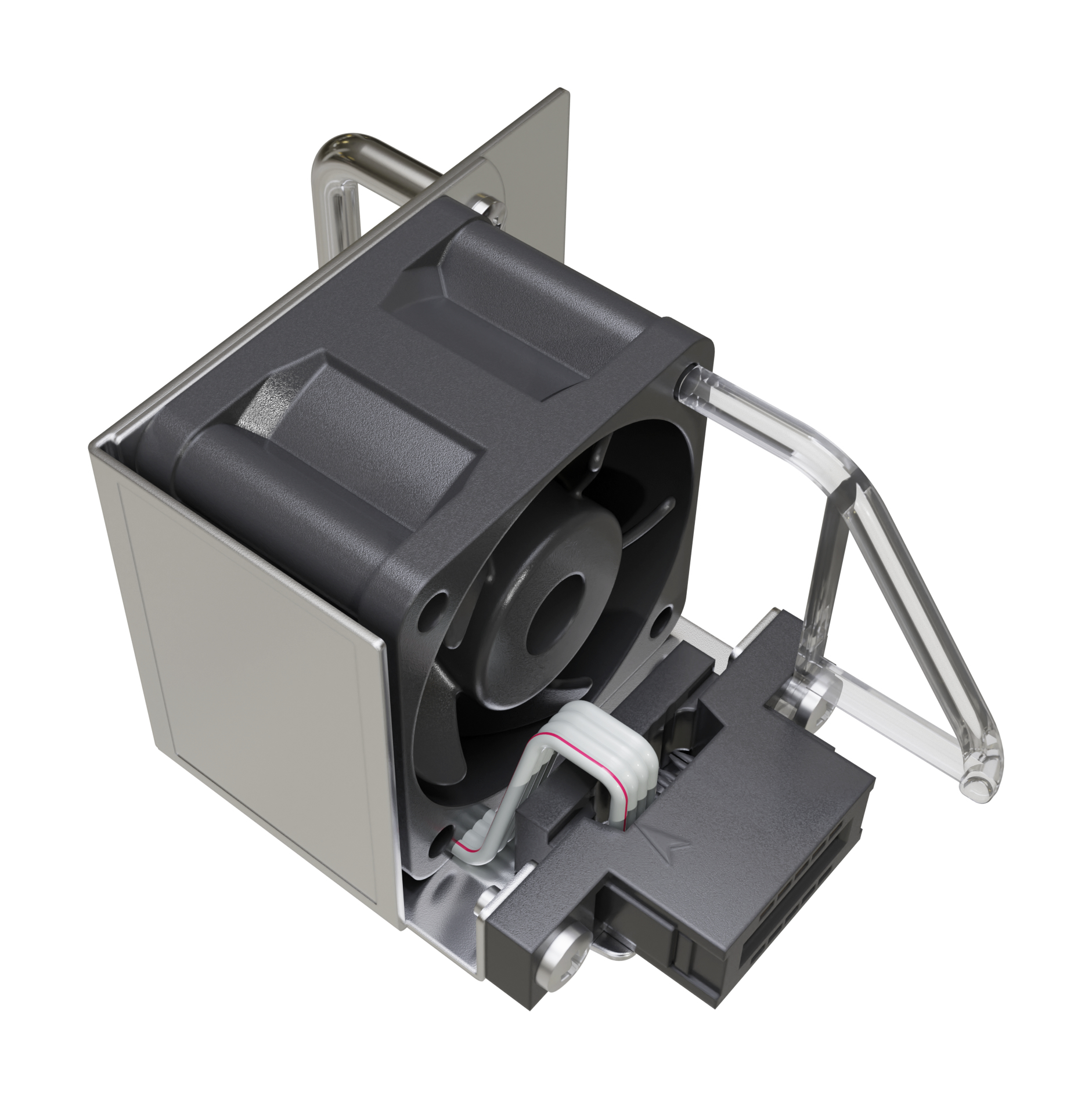 MikroTik MT-HOTSWAPFAN - Ventilator - Schwarz - Edelstahl - Mikrotik CCR2216-1G-12XS-2XQ, Ansicht 2