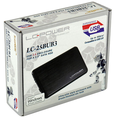 LC-Power LC-25BUB3 - Speichergehäuse - 2.5 (6.4 cm), Ansicht 2