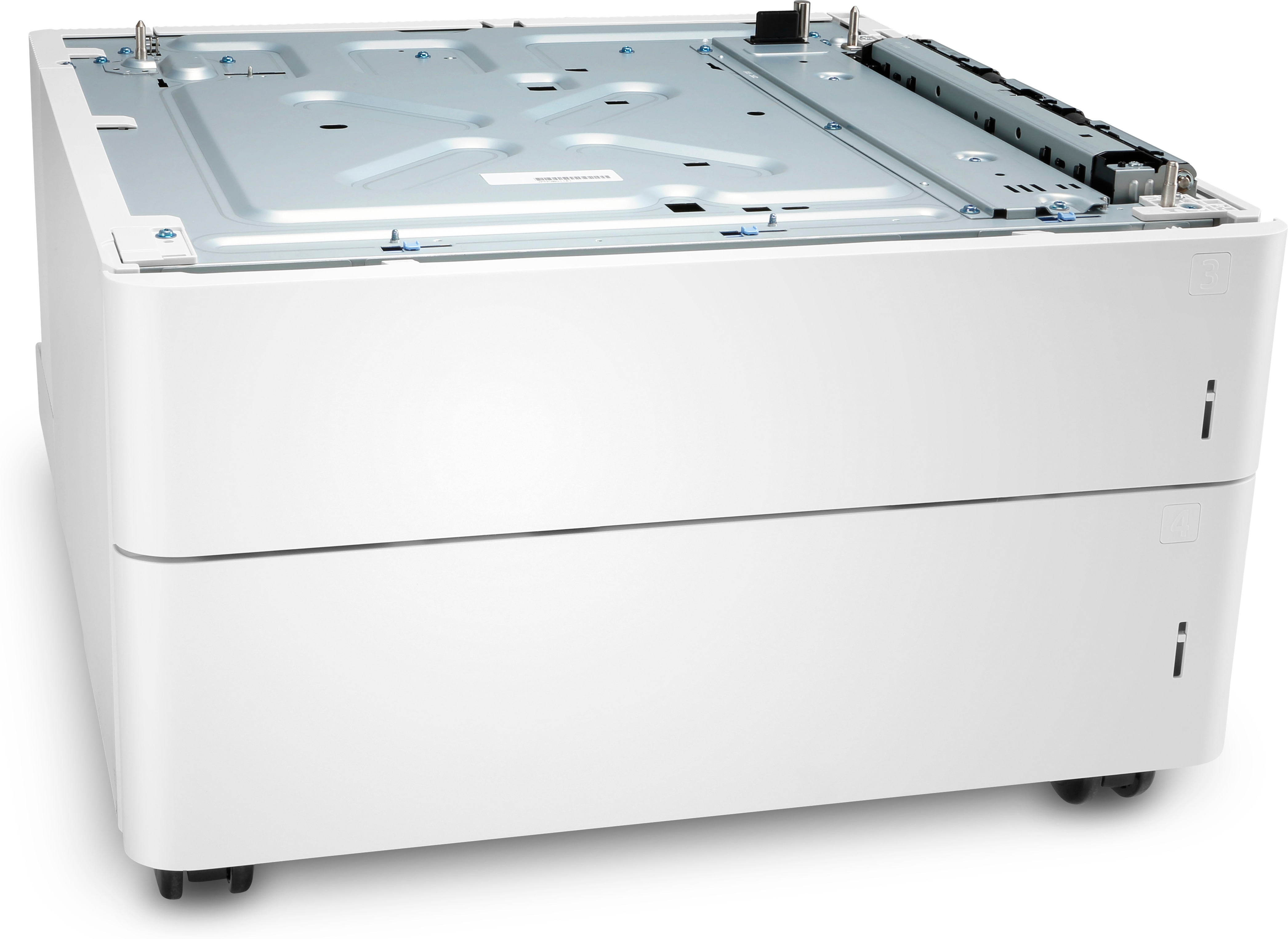 HP Papierzuführung und Unterstand - Medienschacht - 1100 Blätter in 2 Schubladen (Trays), Ansicht 2