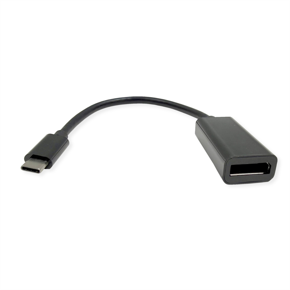 ROLINE Kabeladapter USB-C->DP ST/BU 8K60 - Adapter - Digital/Daten