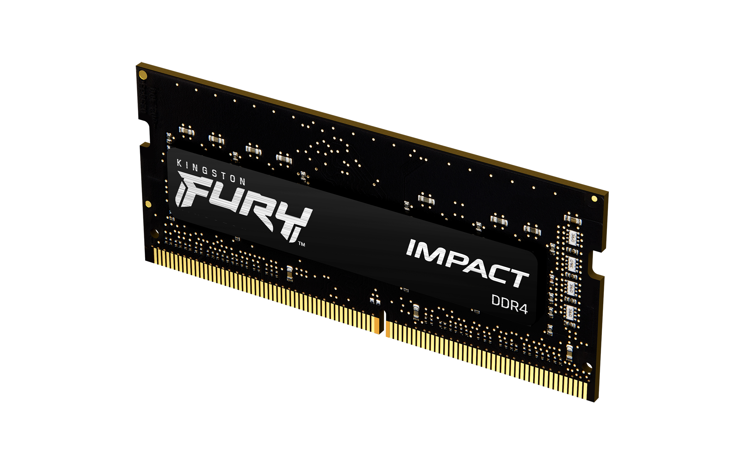 Kingston FURY Impact - 32 GB - 1 x 32 GB - DDR4 - 3200 MHz - 260-pin SO-DIMM - Schwarz