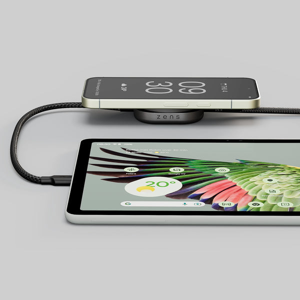 Zens Pro 2 - Kabelloses Ladegerät - 140 Watt - 2 Ausgabeanschlussstellen (magnetisch, 24 pin USB-C), Ansicht 3