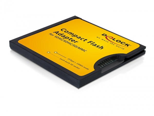 Delock Compact Flash Adapter - Kartenadapter (MMC, SD, SDHC, SDXC), Ansicht 3