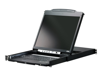 ATEN Slideaway CL5800N - KVM-Konsole - PS2 USB - Deutsch - 48.3 cm (19)