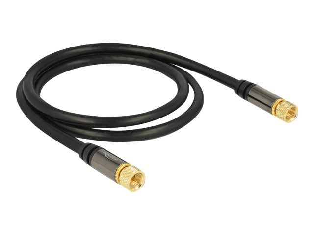 Delock Antennenkabel - F-Stecker männlich zu F-Stecker männlich