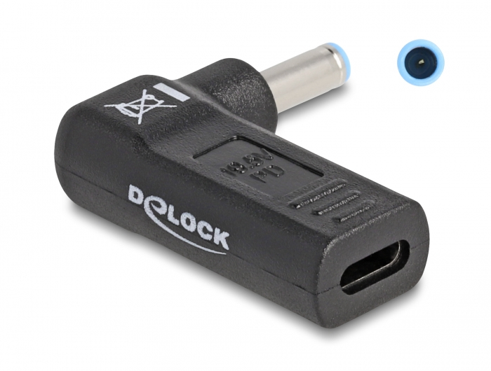Delock Netzteil - USB-C (W) zu Gleichstromstecker 4,5 x 3,0 mm (M), Ansicht 3