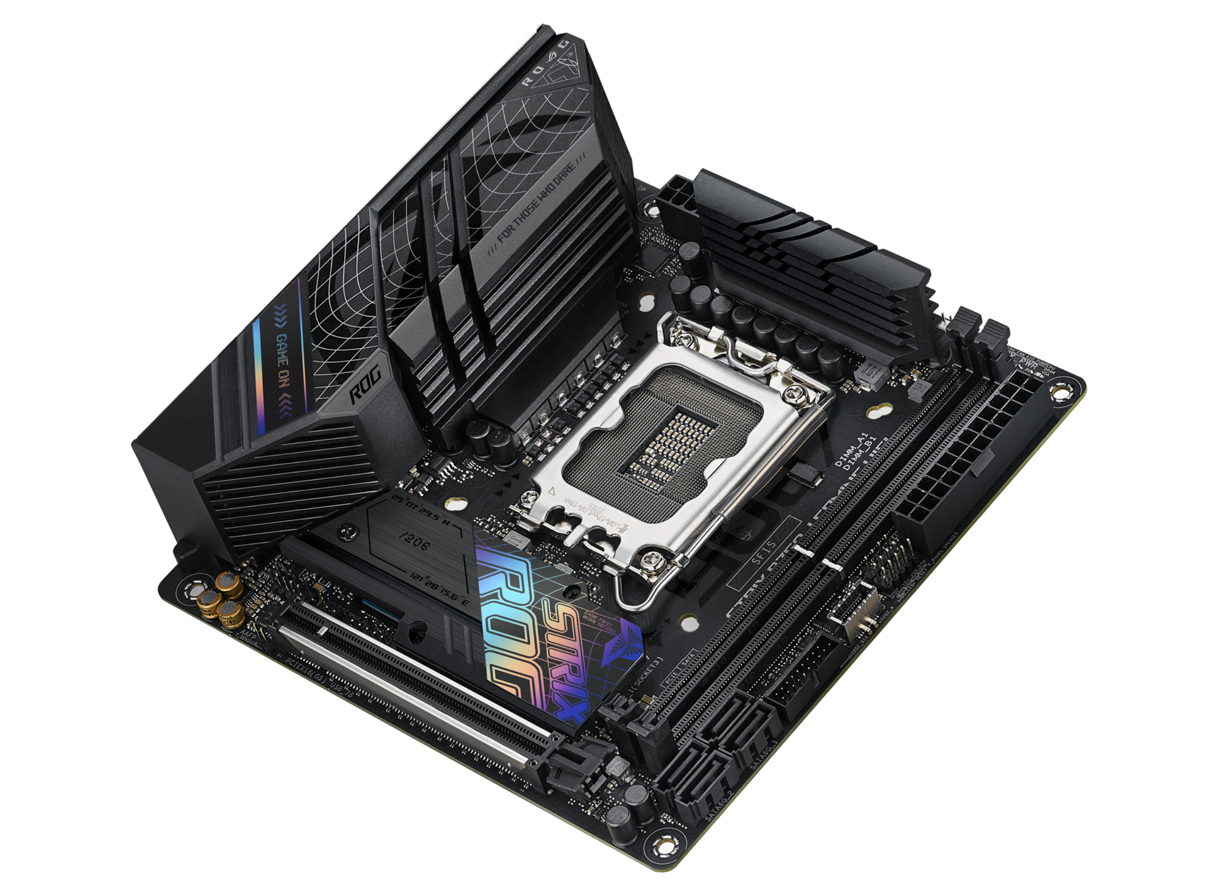 ASUS ROG STRIX B760-I GAMING WIFI - Motherboard - Mini-ITX - LGA1700-Sockel - B760 Chipsatz - USB 3.2 Gen 1, Ansicht 4