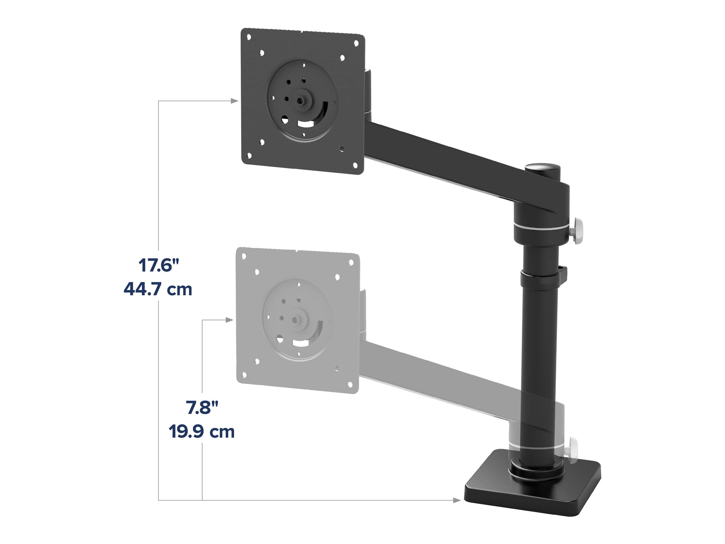 Ergotron NX - Befestigungskit (Gelenkarm Arm-Einheit Befestigungsmaterialien Basis Stange Pivot) - für Monitor - mattschwarz - Bildschirmgröße: bis zu 864 cm (bis zu 34 Zoll)