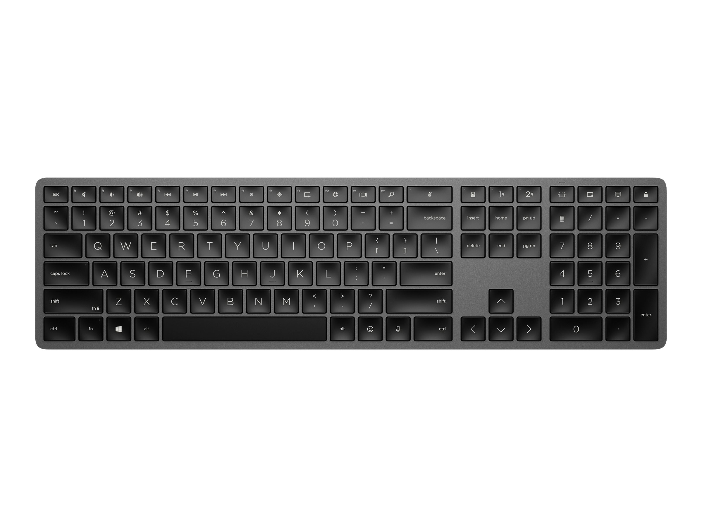 HP Dual Mode 975 - Tastatur - hinterleuchtet