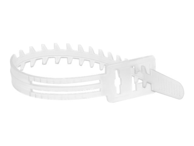 Delock Kabelbinder-Kit - Fischgrätenform mit Befestigungsöse