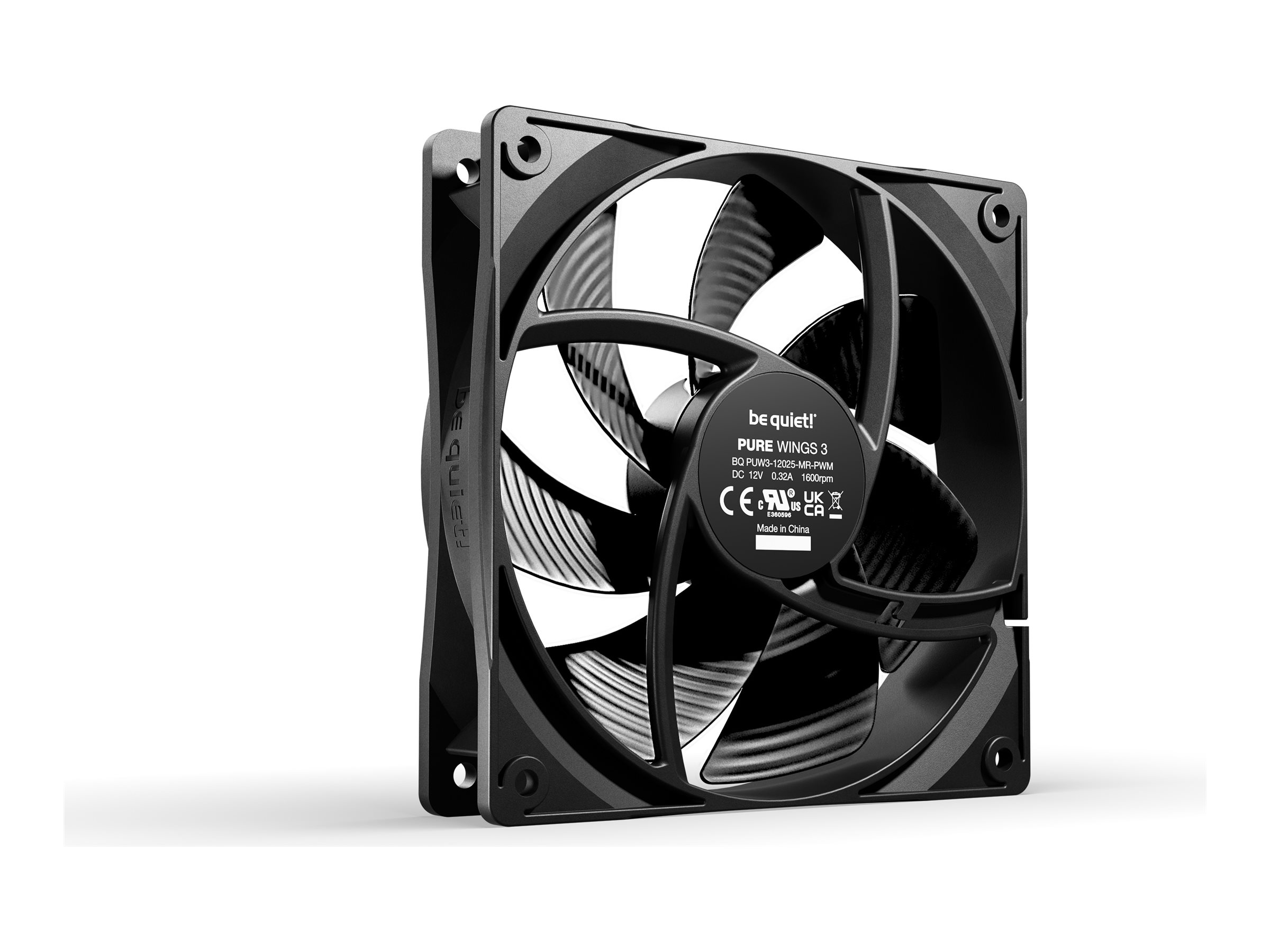Be Quiet! Lüfter 120*120*25 Pure Wings 3 PWM, Ansicht 3