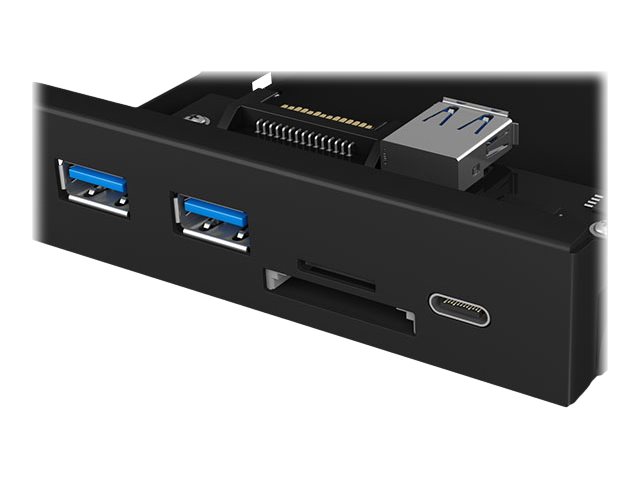 ICY BOX IB-HUB1417-i3 - Hub - 2 x SuperSpeed USB 3.0 + 1 x USB-C, Ansicht 2
