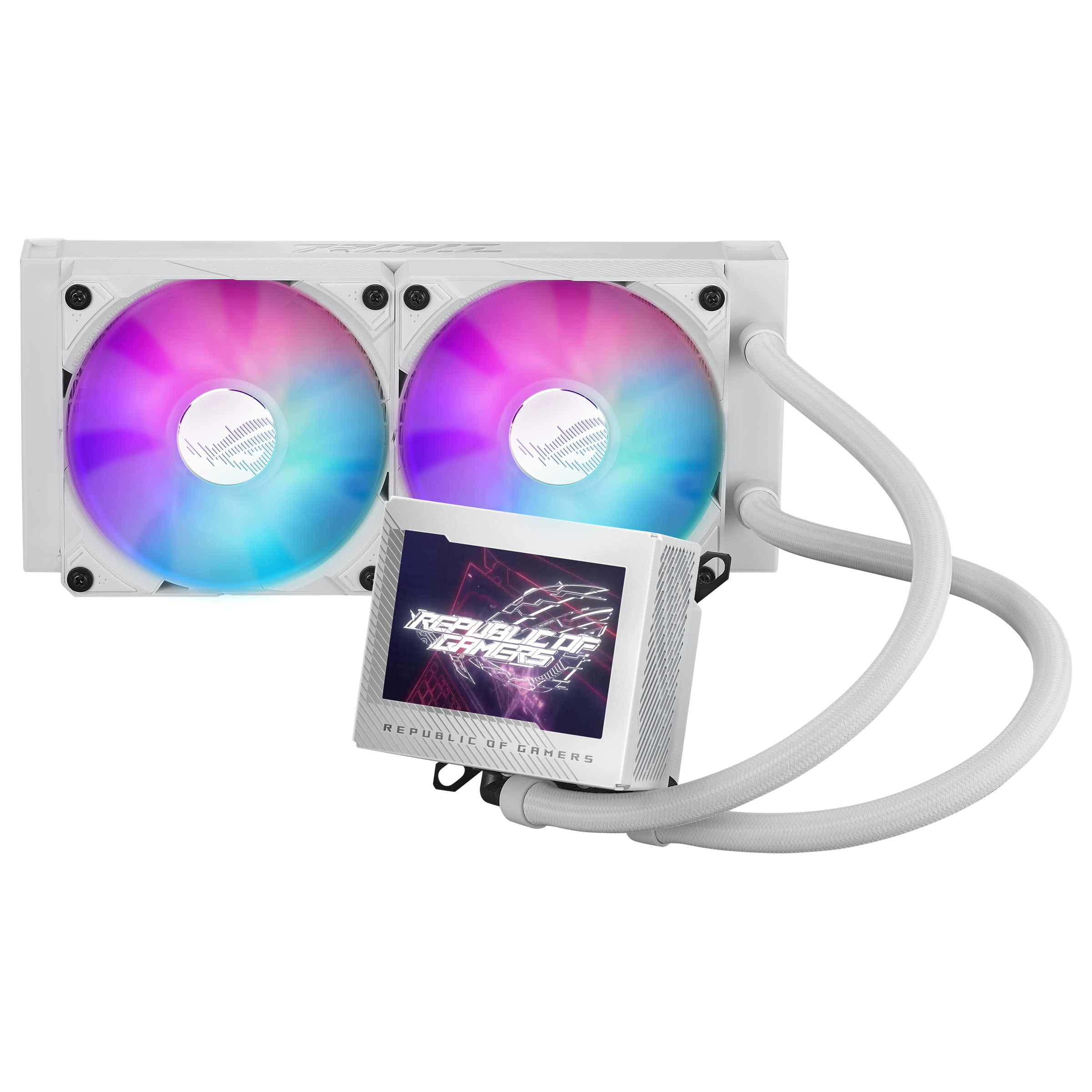 ASUS ROG RYUJIN III 240 ARGB - White Edition - Prozessor-Flüssigkeitskühlsystem - Kühlergröße: 240 mm, Ansicht 4