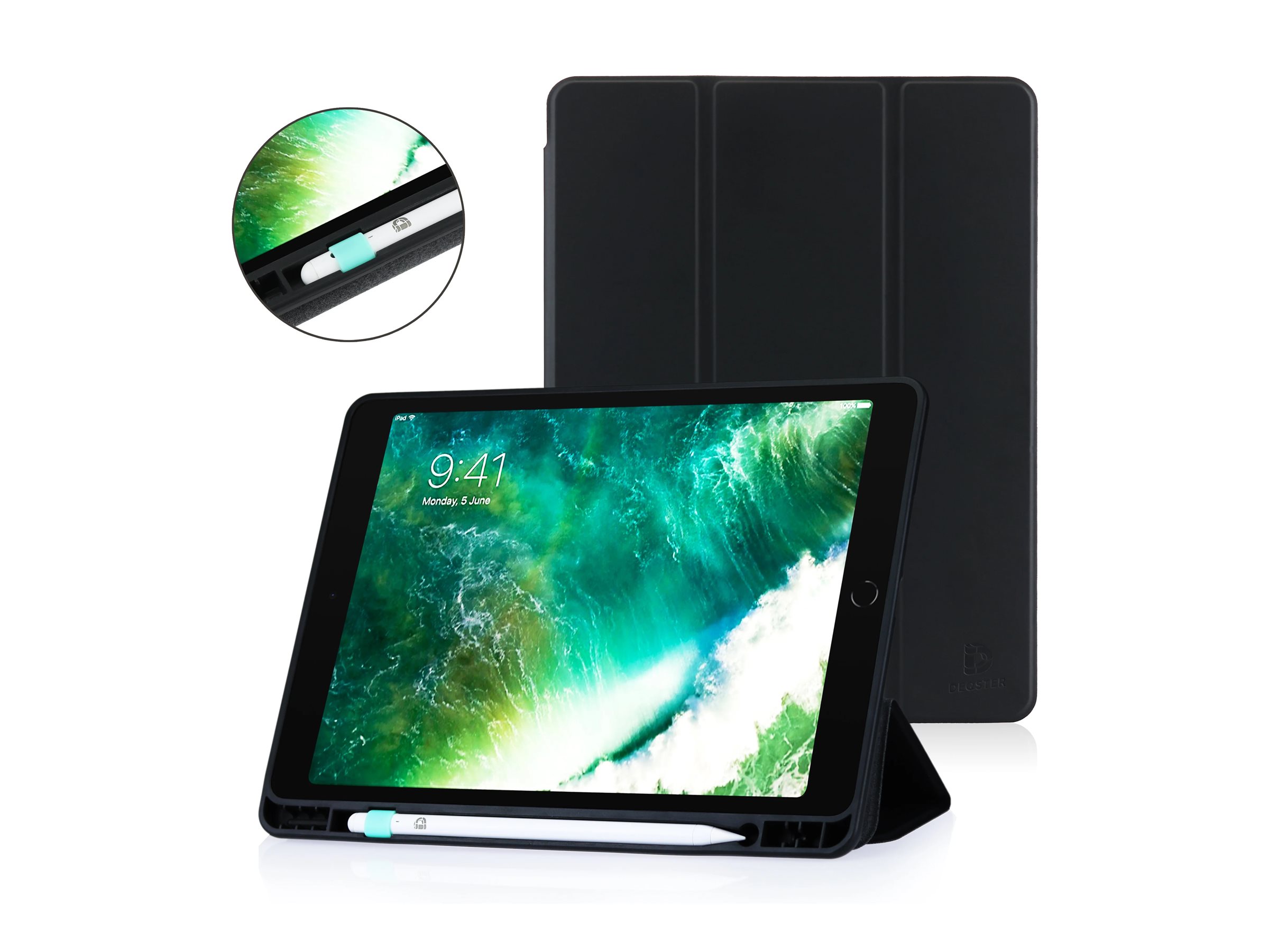 DEQSTER Slim Case 10.9  - für iPad 10te Gen. - Schutzhülle - mit Stifthalter - leicht - optimale Passform, Ansicht 3