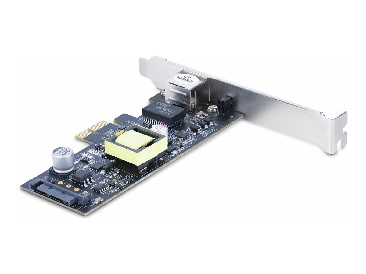 StarTech.com Startech 1-Port 2.5Gbps PoE Netzwerkkarte, Intel I225-V, 802.3at/af - Netzwerkadapter - PCIe 2.0 Low-Profile - 2.5GBase-T (PoE+)