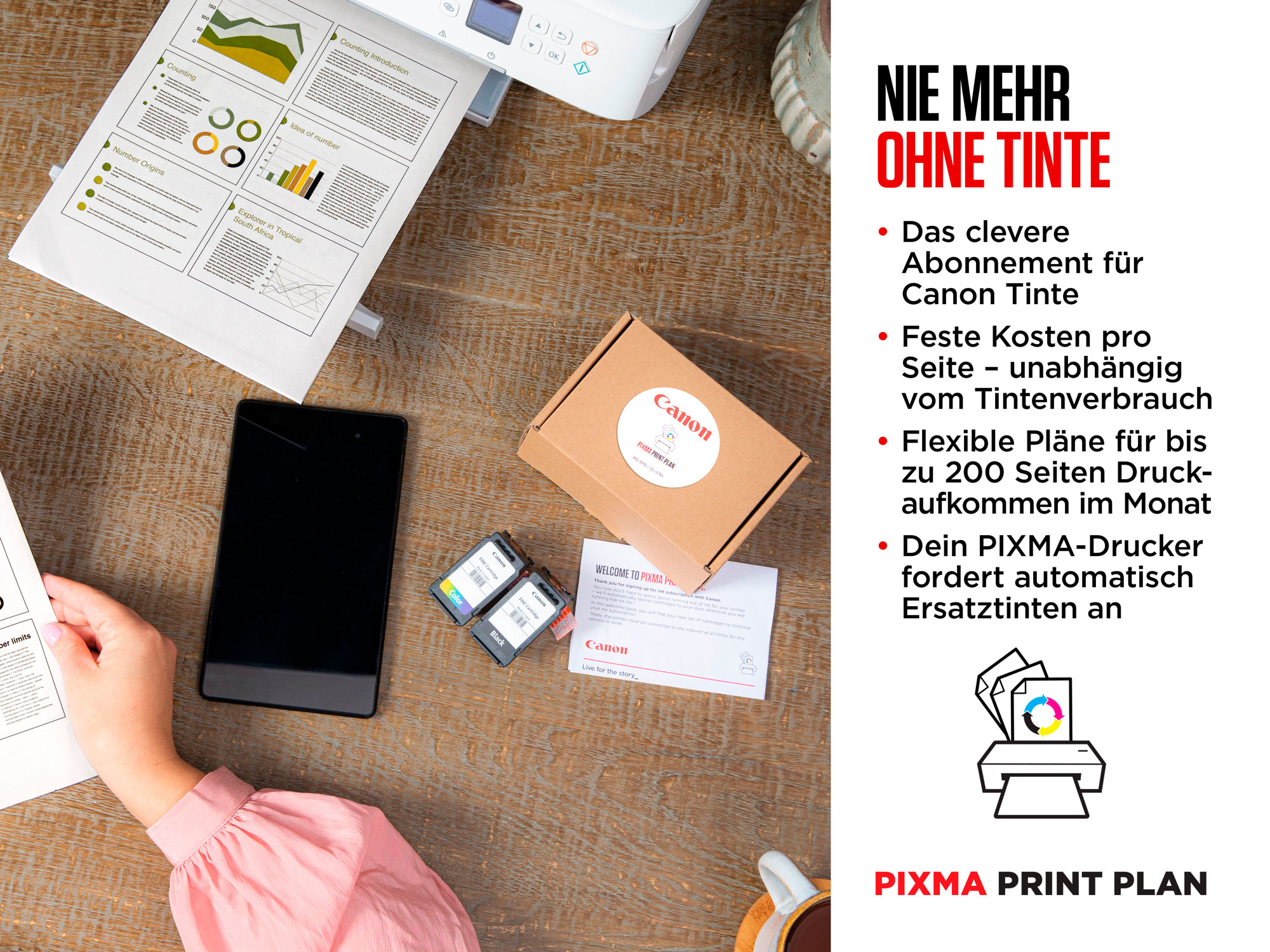 Canon PIXMA TS3751i - Multifunktionsdrucker - Farbe - Tintenstrahl - Legal (216 x 356 mm)/, Ansicht 3