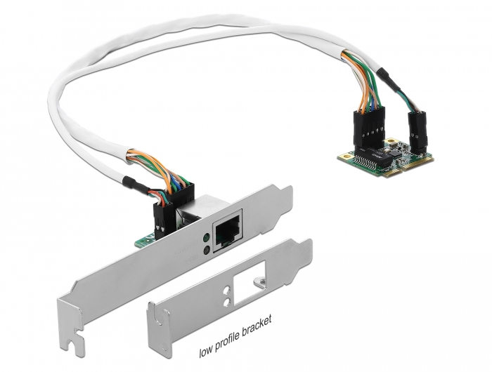 Delock 95265, Eingebaut, Kabelgebunden, Mini PCI Express, Ethernet, 1000 Mbit/s