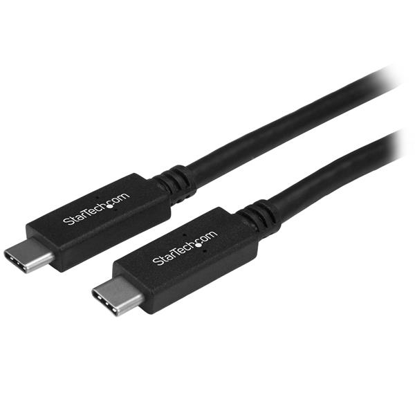 StarTech.com USB-C auf USB-C Kabel - ST/ST - 1m - USB 3.0 (5 Gbit/s), 1 m, USB C, USB C, USB 3.2 Gen 1 (3.1 Gen 1), Männlich/Männlich, Schwarz