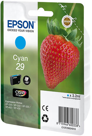 Epson Strawberry 29 C, Standardertrag, 3,2 ml, 180 Seiten, 1 Stück(e)