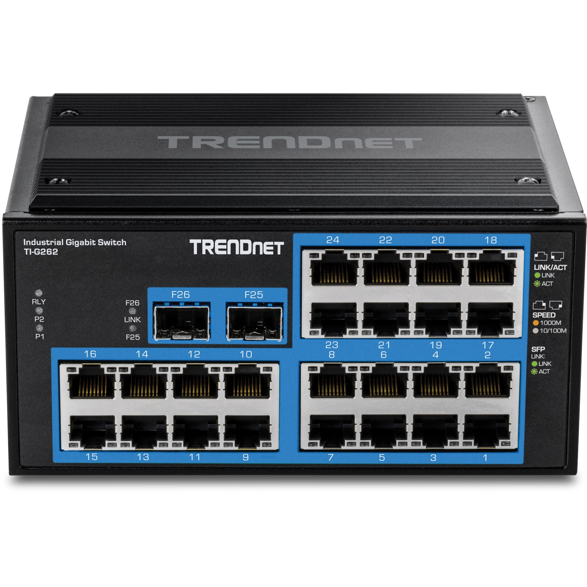 TRENDnet 26-PORT HARDENED INDUSTRIAL, Ansicht 3