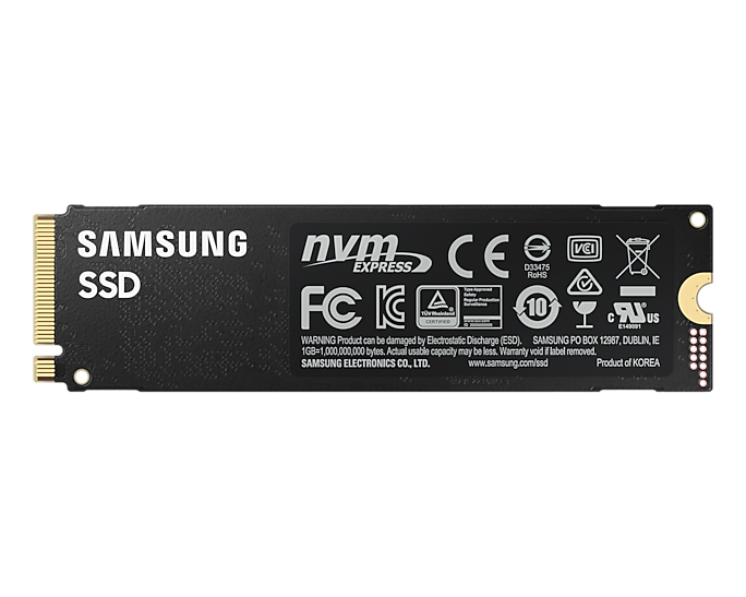 Samsung 980 PRO MZ-V8P2T0BW - SSD - verschlüsselt - 2 TB - intern - M.2 2280 - PCIe 4.0 x4 (NVMe), Ansicht 2