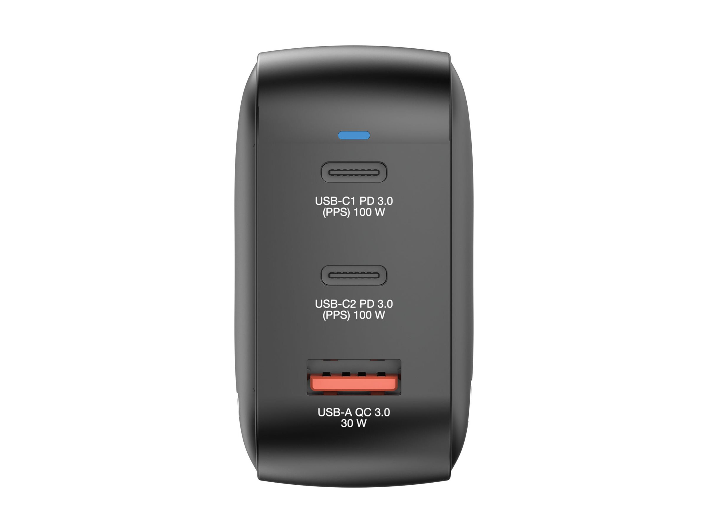Verbatim Mini GaN Charger 100W 3Port US/EU/UK ADP - Ladegerät, Ansicht 3