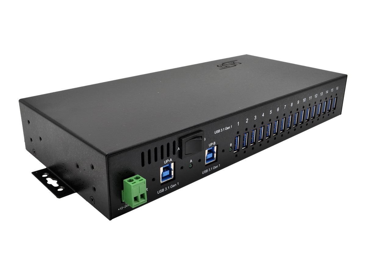 Exsys EX-1116HMVS - Hub - 16 x USB 3.1 Gen 1, Ansicht 3