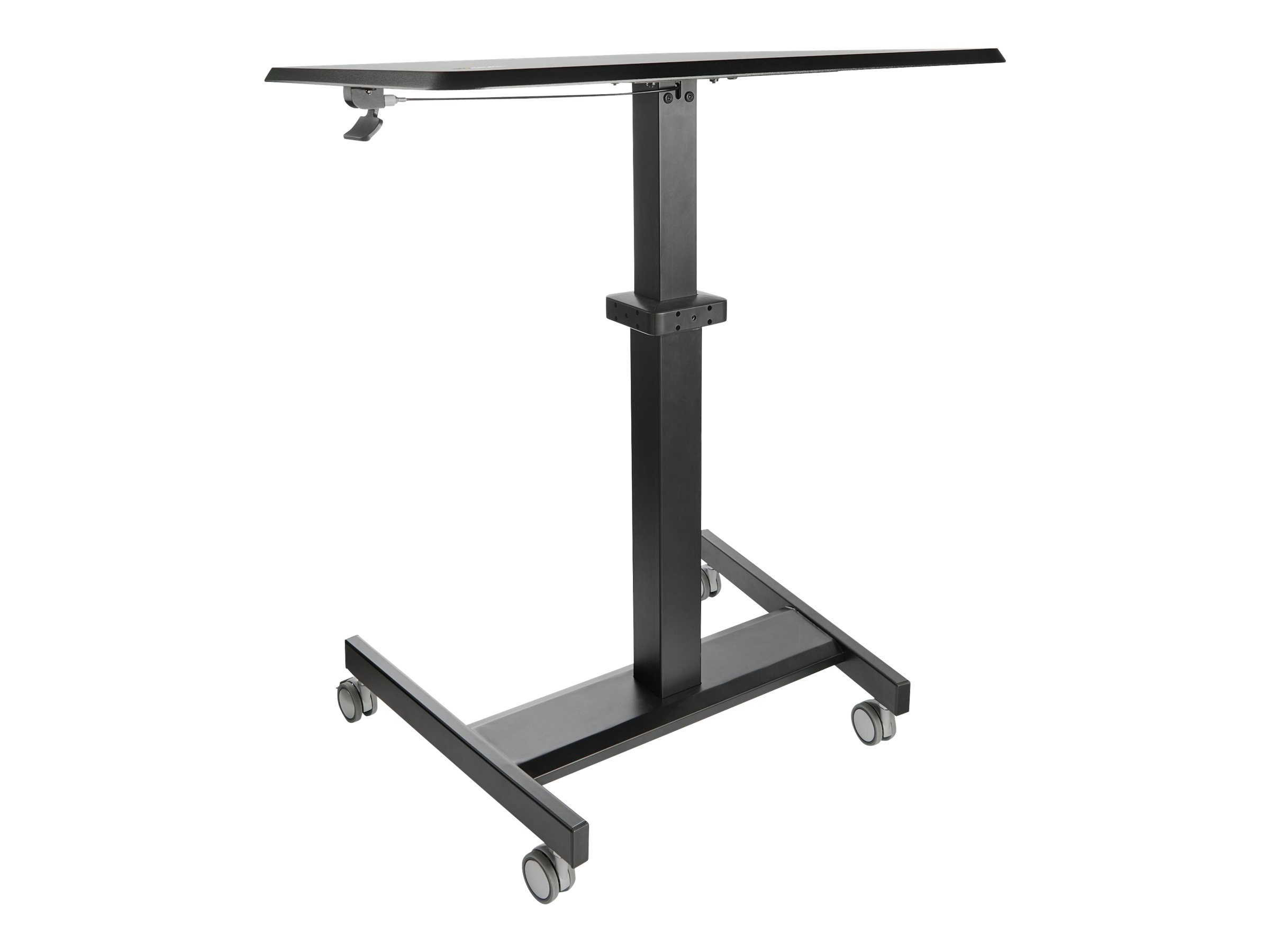 StarTech.com Höhenverstellbarer Schreibtisch - Sit Stand Workstation -Ergonomischer Stehpult mit Rollen, Ansicht 5