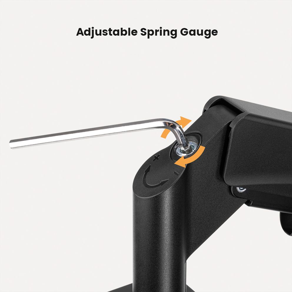 VALUE LCD-Dual-Arm Tischbefestigung platzsparend 6 Gel., Ansicht 3