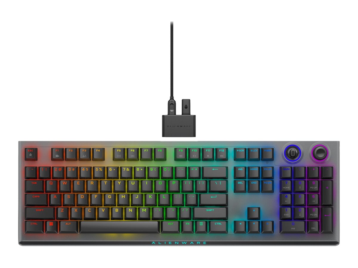 Dell Alienware Tri-Mode AW920K - Tastatur - AlienFX Per-Key RGB  168 Millionen Farben