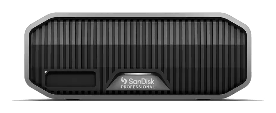 SanDisk Professional G-DRIVE PROJECT - Festplatten-Array - 1 Schächte - HDD 26 TB x 1 - Thunderbolt 3, USB-C 3.2 Gen 2, Ansicht 3