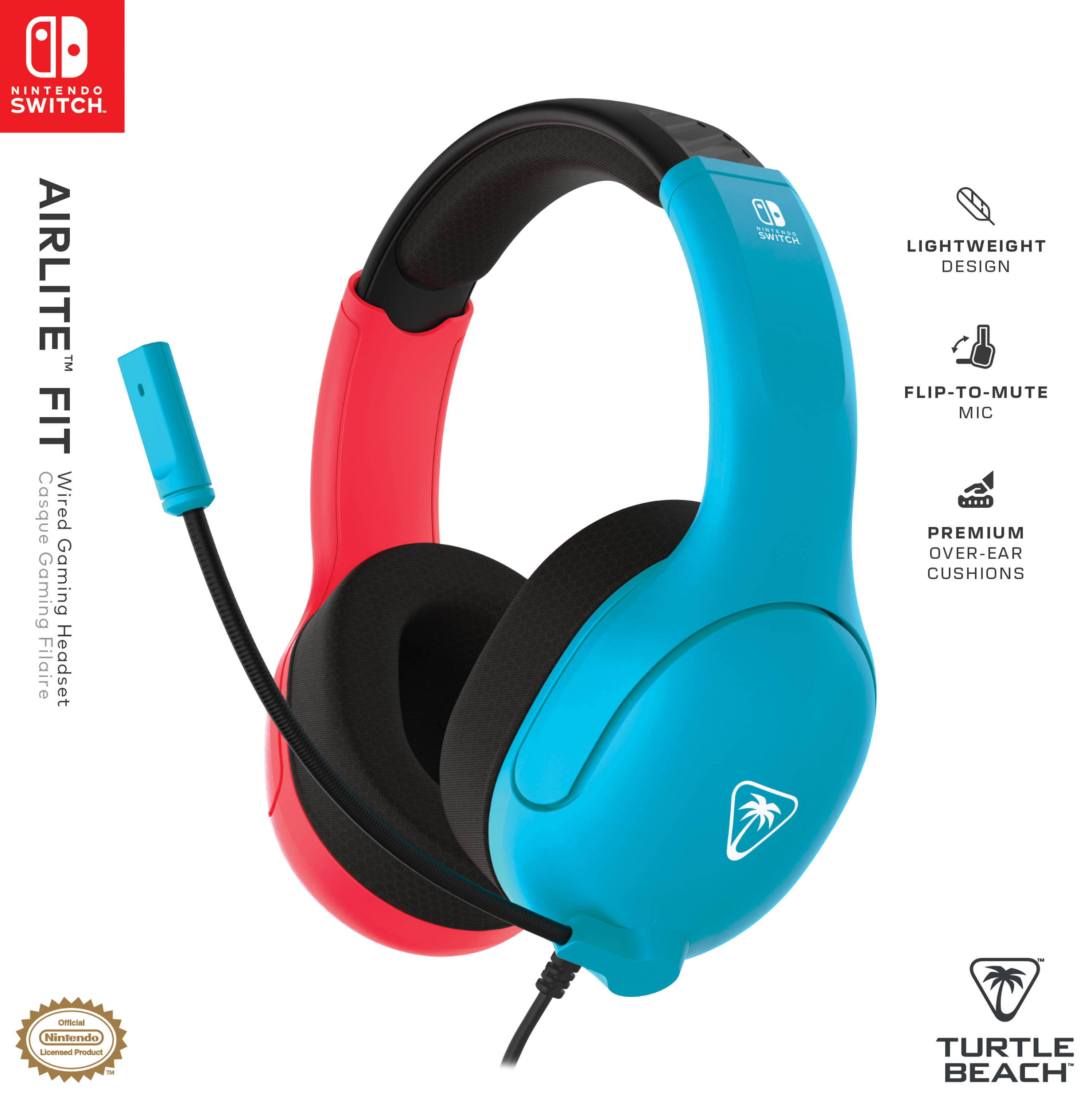Turtle Beach TURTLE B. Airlite Fit Headset - Headset - 20 KHz, Ansicht 3
