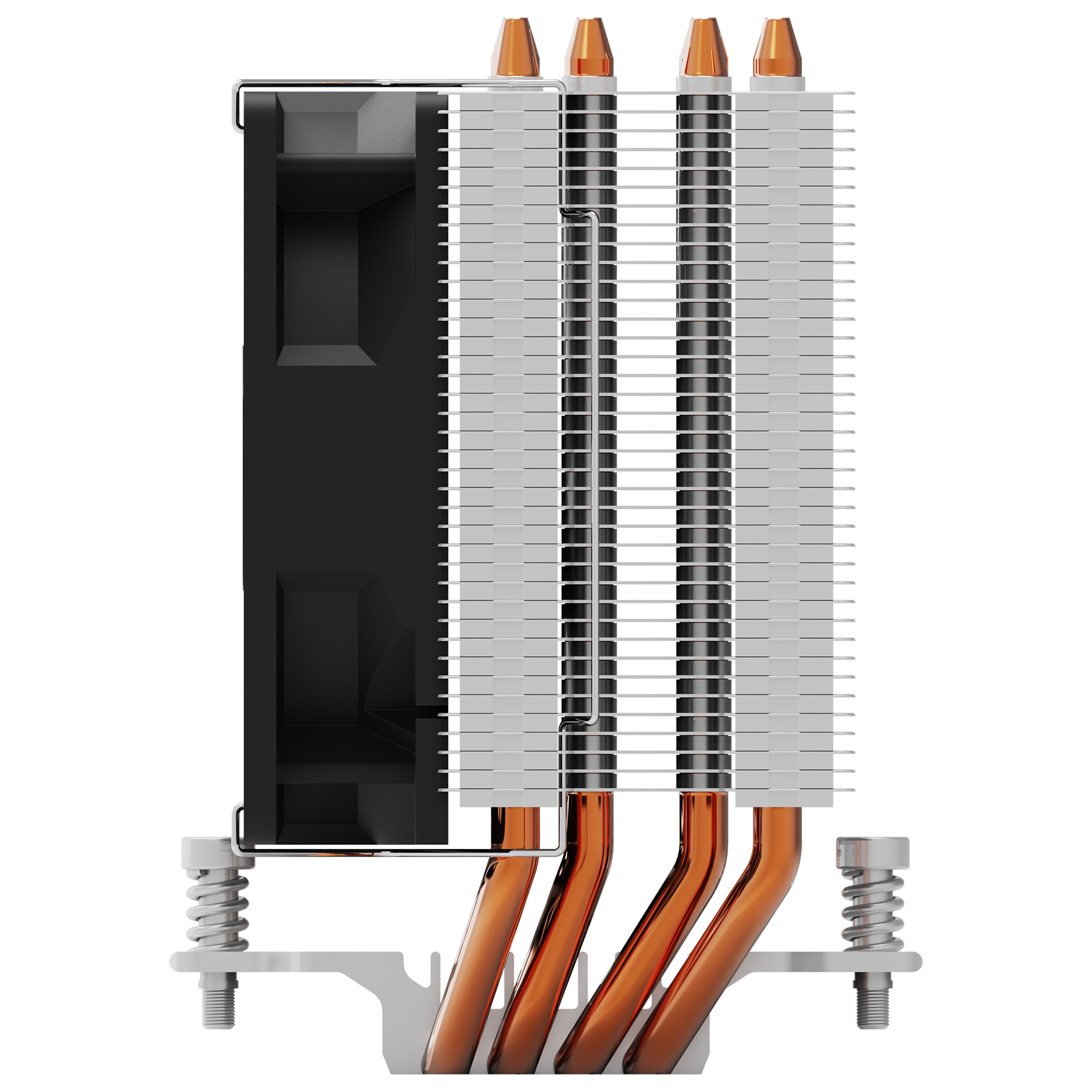 LC-Power CPU-Kuehler 4 Heatpins f.AM5 AM4.1851.1700.1200.115x 92mm - CPU-Kühler - AMD Sockel AM4 (Ryzen), Ansicht 4