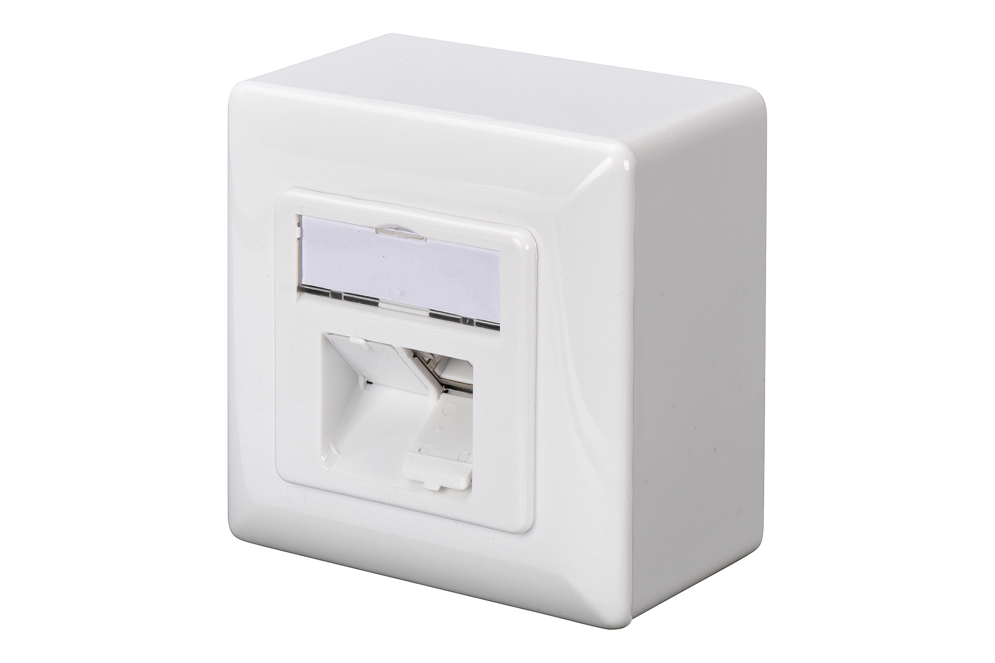 DIGITUS CAT 5e, Klasse D, Datendose, geschirmt, Aufputz, Ansicht 2