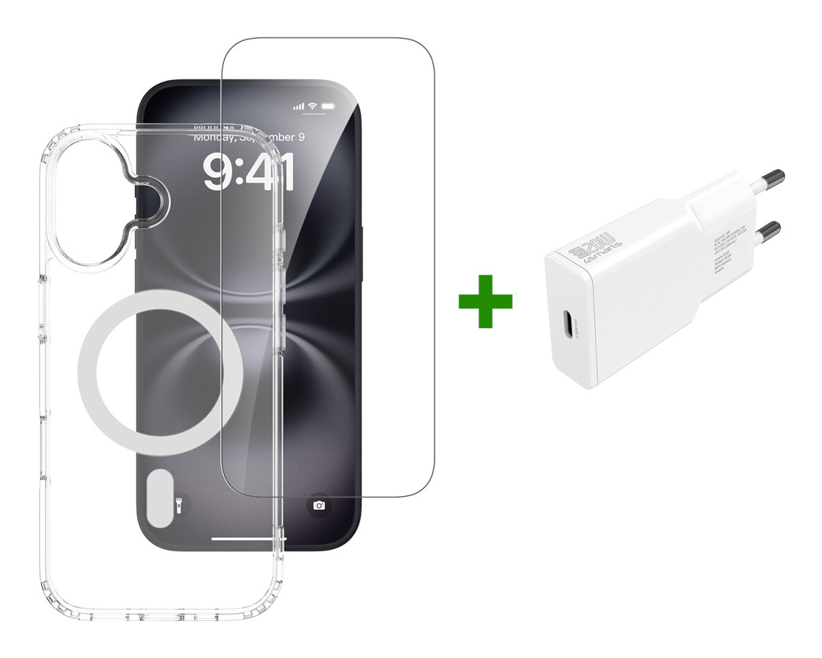 4smarts 3in1 Premium Starter Set für Apple iPhone 17 MagSafe-kompatibel, Ansicht 4