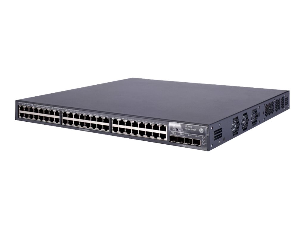 HP Enterprise 5800-48G-PoE+ Switch with 1 Interface Slot (JC104A)