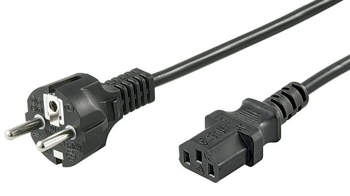 MicroConnect Stromkabel - IEC 60320 zu IEC 60320, Ansicht 2