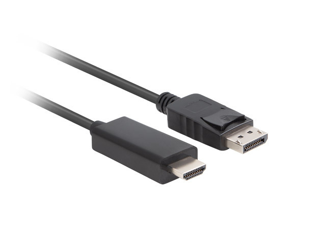 Lanberg CA-DPHD-11CC-0030-BK - DisplayPort - HDMI - 3 m - Schwarz, Ansicht 3