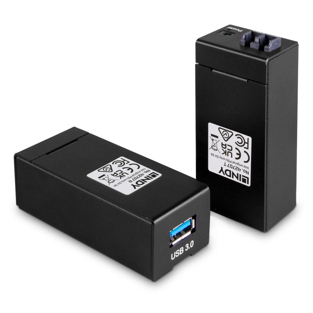 Lindy USB 3.1 Gen1 Fibre Optic Extender (Transmitter and Receiver units), Ansicht 2