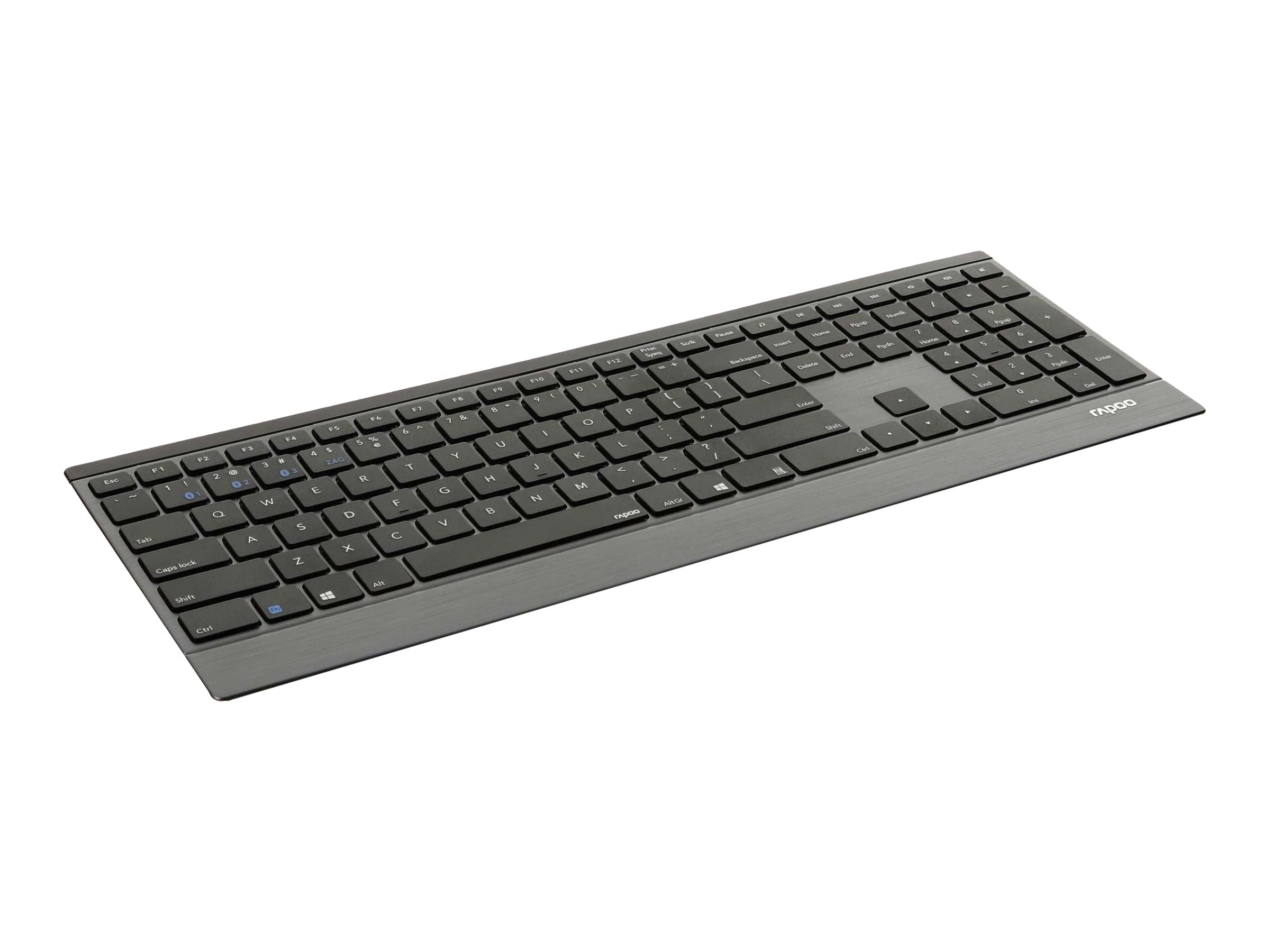 Rapoo 9500M - Tastatur-und-Maus-Set - kabellos - TL: Deutsch, QWERTZ, Ansicht 4