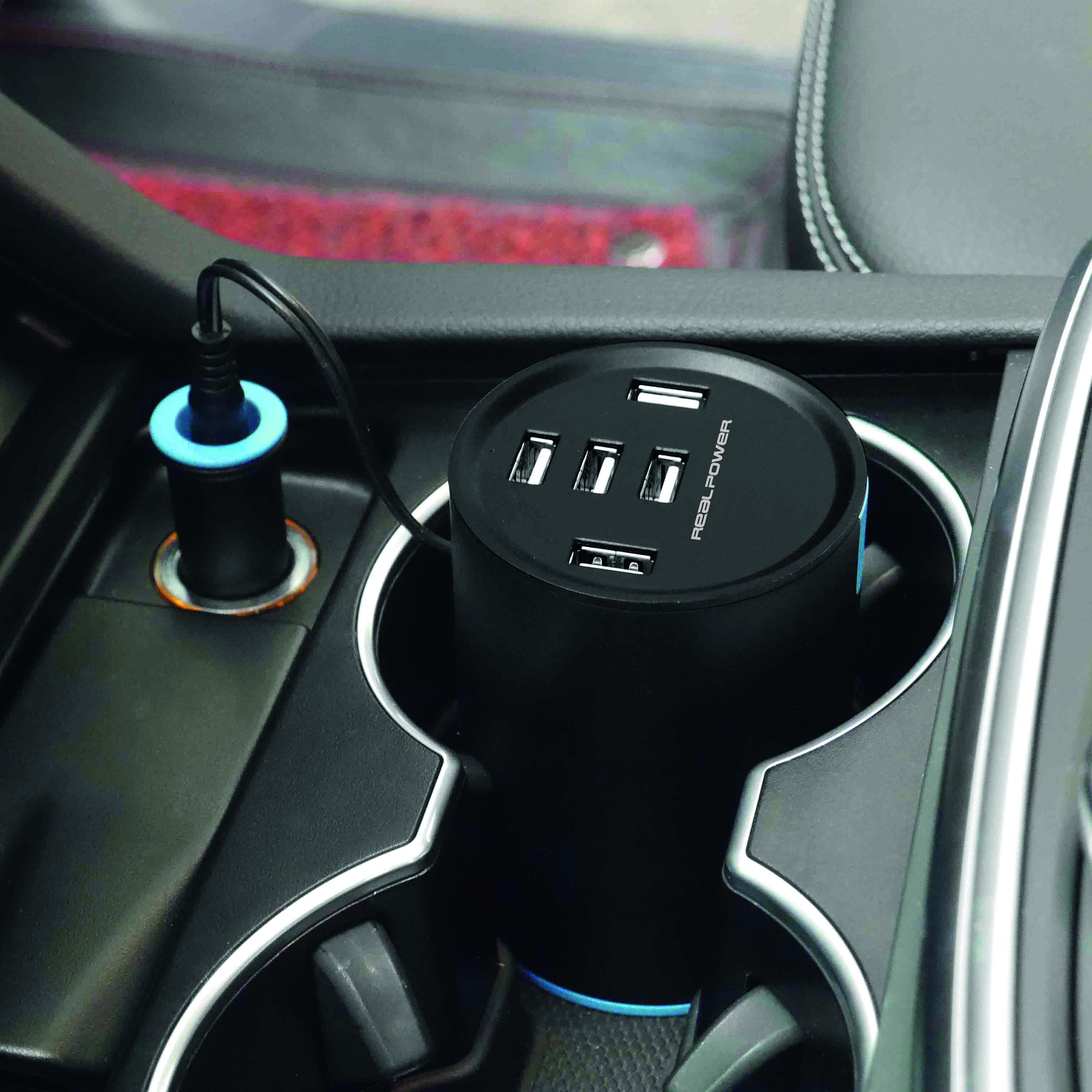 Ultron Realpower Tube 5 - Auto-Netzteil - 10 A - 5 Ausgabeanschlussstellen (USB), Ansicht 3